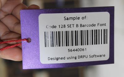 Code 128 SET B Barcode