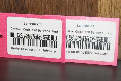 Databar Code 128 Barcode Font