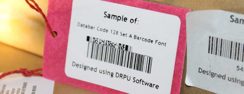 Databar Code 128 Set A Barcode Application