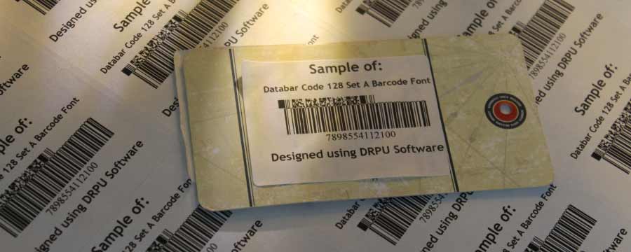 Generate Databar Code 128 Set A Barcode
