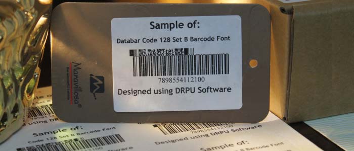 Databar Code 128 Set B Barcode