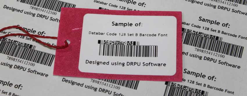 Generate Databar Code 128 Set B Barcode