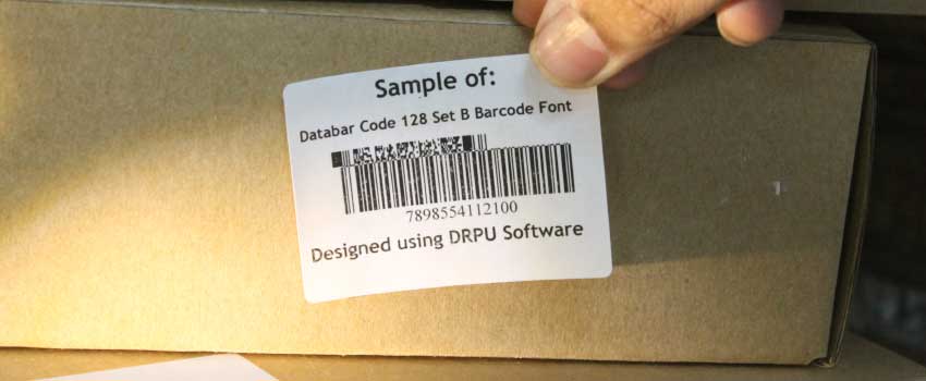 Usage of Databar Code 128 Set B Barcode