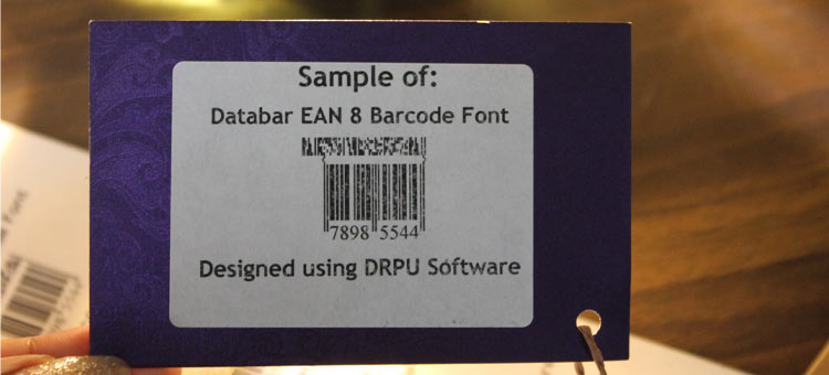 Databar EAN 8 Barcode Font