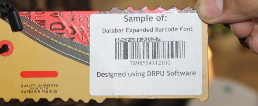 Databar Expanded Barcode Usage