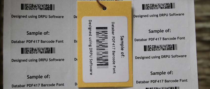 Information can be Stored in a Databar PDF417 Barcode