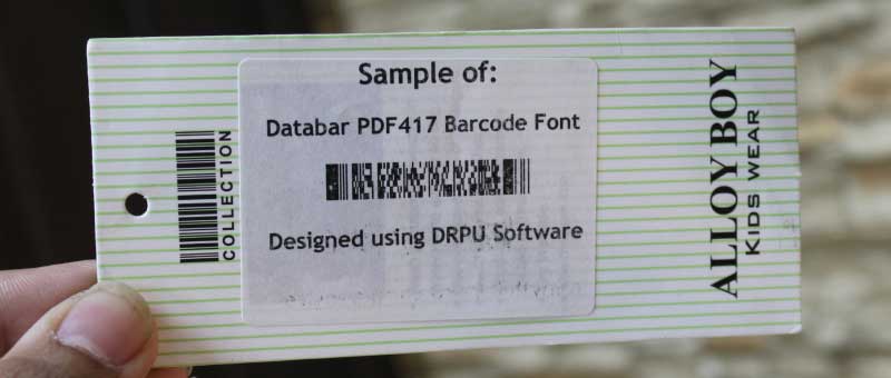 Databar PDF417 Barcode Difference Databar PDF417 Barcode Difference