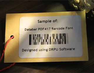 Databar PDF417 Barcode Font