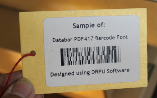 Usage of Databar PDF417 Barcode