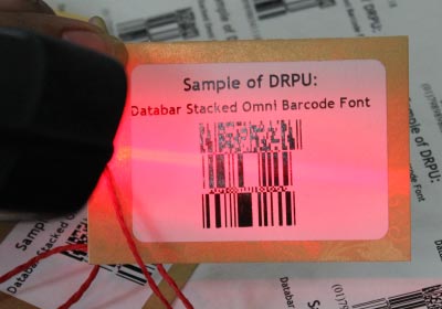 Scanning Databar Stacked Omni Barcode