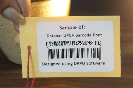 Databar UPCA Barcode Sample