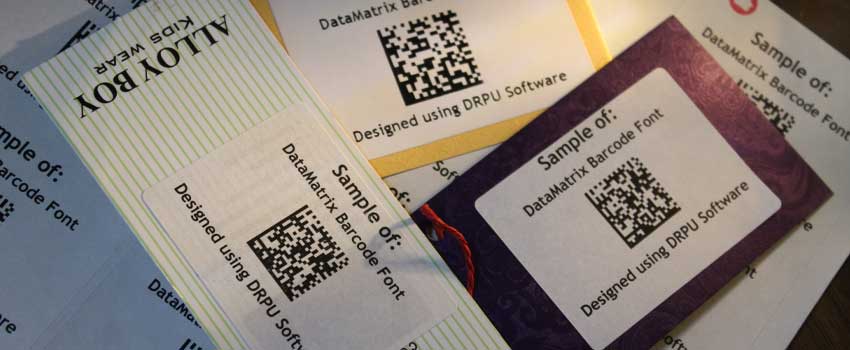 Advantages of using a DataMatrix Barcode