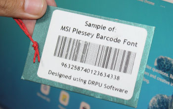 Generate a MSI Plessey Barcode