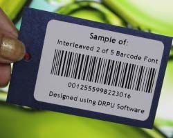 Interleaved 2 of 5 Barcode Label