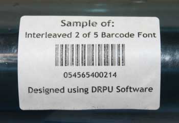 Print Interleaved 2 of 5 Barcode