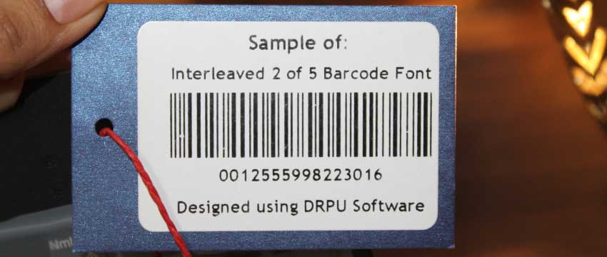 Interleaved 2 of 5 Barcode Usage