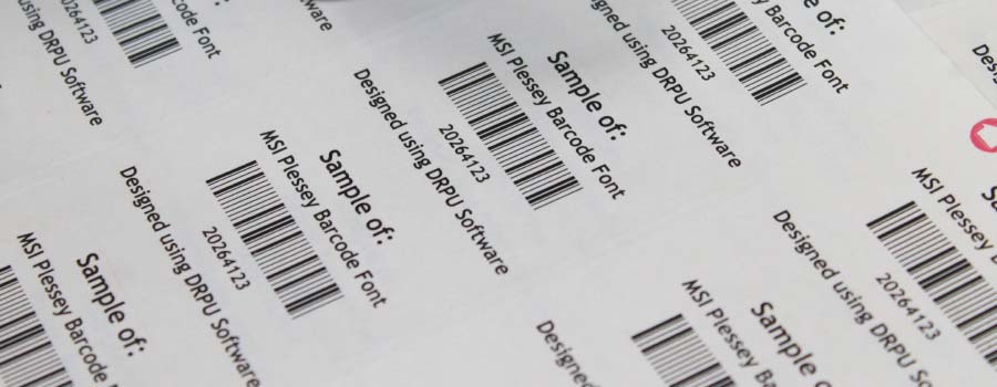 Applications of MSI Plessey Barcode