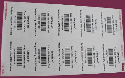 Print a Code 128 SET B Barcode Print a Code 128 SET B Barcode