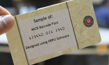 Print MICR Barcode Print MICR Barcode