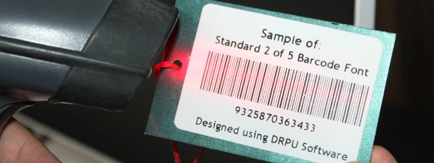 Scan Standard 2 of 5 Barcode