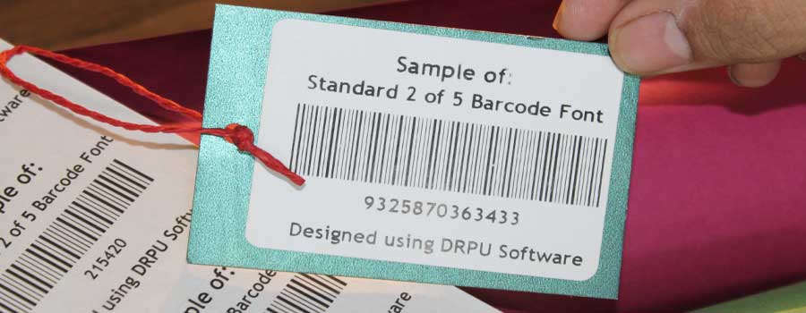 Characters of Standard 2 of 5 Barcode Characters of Standard 2 of 5 Barcode