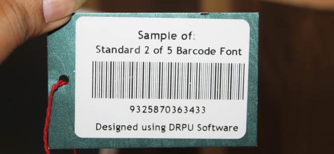 Generate Standard 2 of 5 Barcode