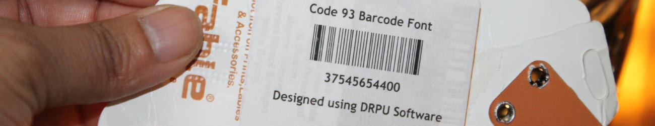 CODE-93 Barcode Structure