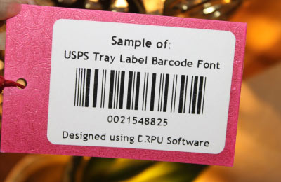 USPS Tray Label Barcode Font