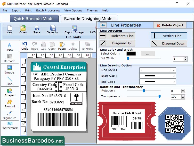 Screenshot of Download EAN8 Barcode Decoder