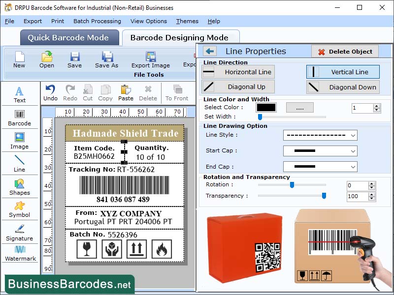 Screenshot of Barcode Automated Manufacturing Process 8.0.0.1