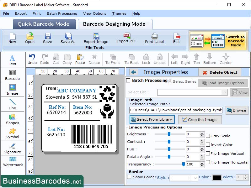 Professional Business Barcodes Maker software