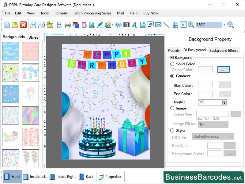 Windows 10 Birthday Card Making Software full