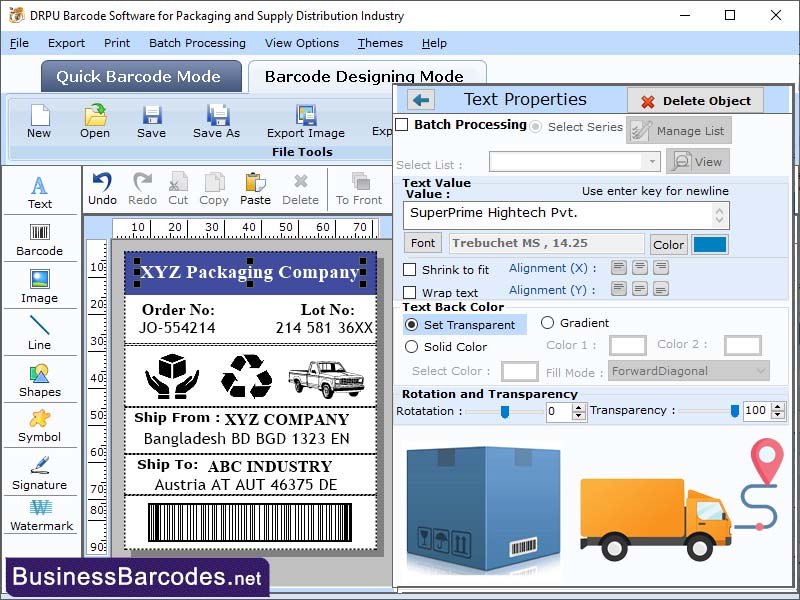 Barcode Label Maker Software 9.1.1 full