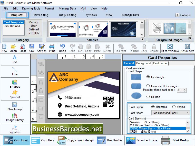 High-Quality Custom Business Card Maker 6.9.8.0 full