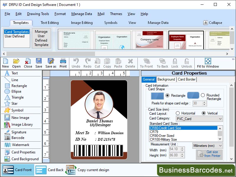 Screenshot of Create and Design Business Card 7.2.8