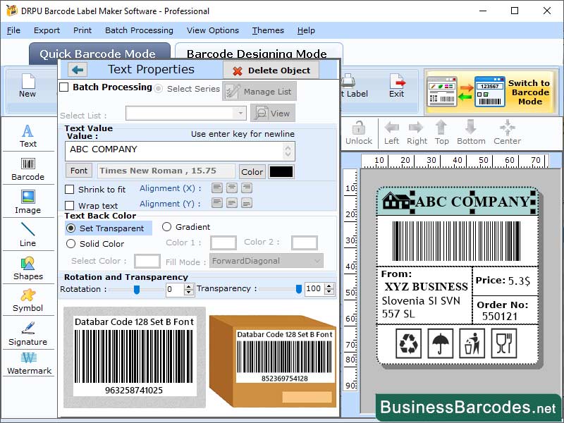 Download Data Bar 128 Encoder Windows 11 download