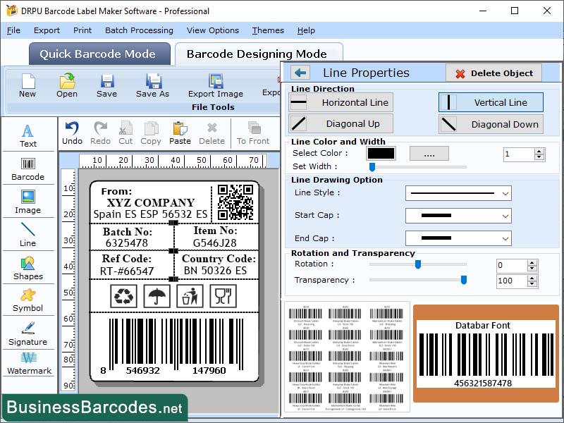 Linear Barcode Designing Application Windows 11 download