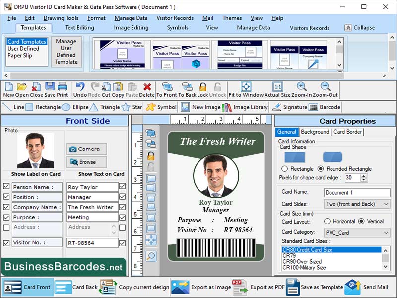 Free Student ID Card Software 7.5.8.7 full