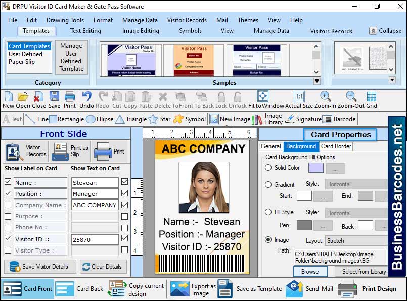 Free Gate Pass Maker Program 7.6.5.4 full