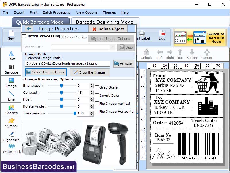 Tracking Labelling Software Windows 11 download