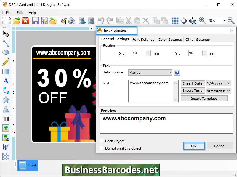 Screenshot of Design Custom ID Card Software