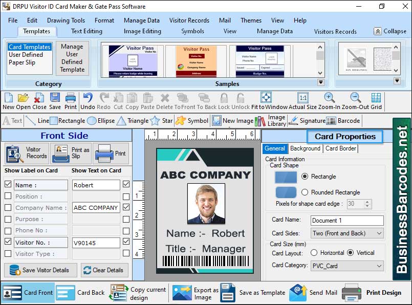 Visitor ID Card Printing Software, Customizable ID Card Maker Software, Windows ID Card Maker Software, Professional ID Card Printing Program, Download ID Card Making Application, ID Card Printing And Modifying Tool, Best ID Card Designing Software