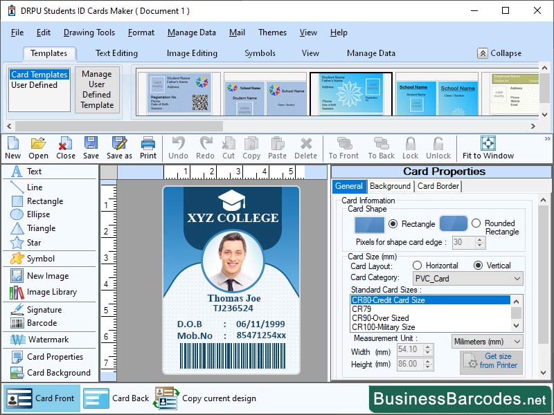 Windows 10 Software for Identity Badge Creation full