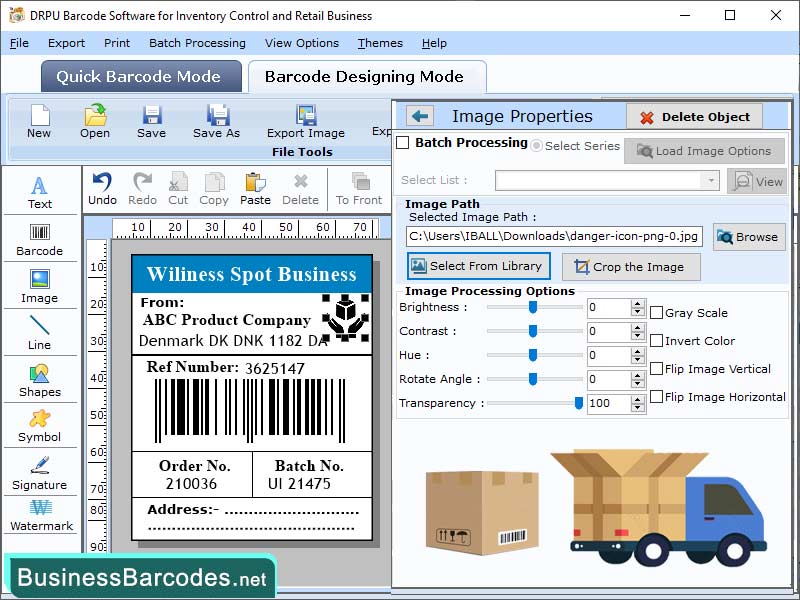 Inventory Barcode Maker Application Windows 11 download