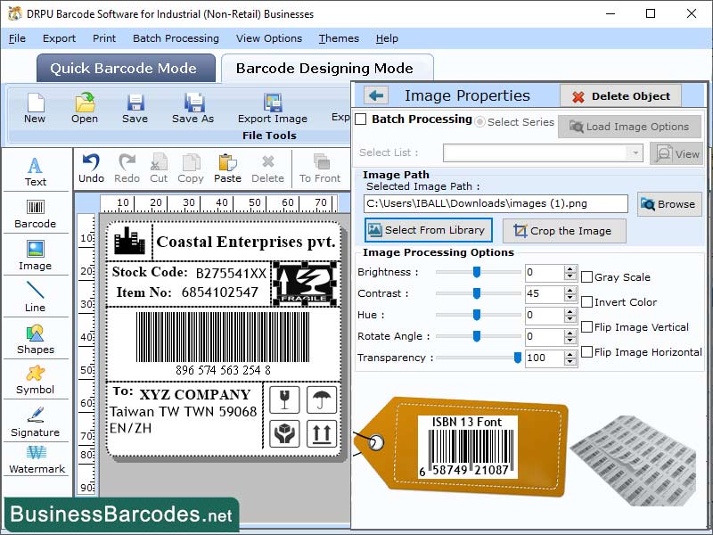 Scan and Read ISBN 13 Barcode software