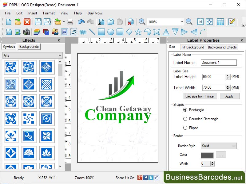 Screenshot of Download Enhanced Logo Maker Software
