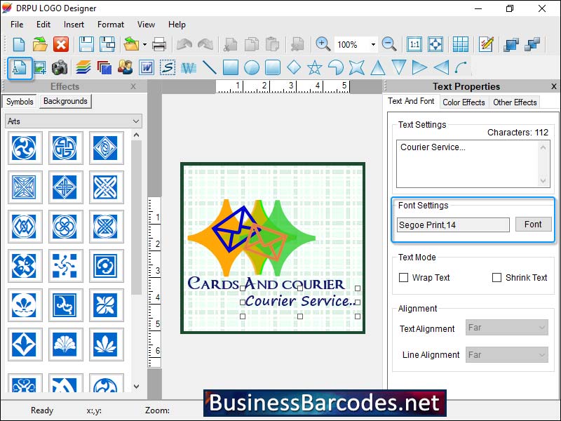 Screenshot of Logo Design Maker Software