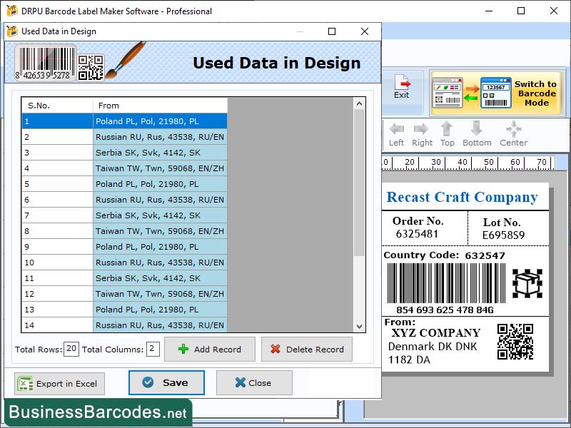 Screenshot of Marge Multiple Excel Sheet Tool 6.8.3.4