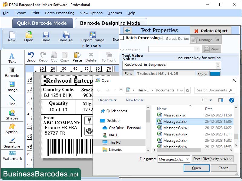 Screenshot of Multiple Excel Sheet Tool