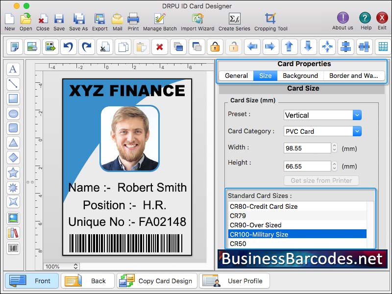 Screenshot of Online ID Badges for Mac 11.9